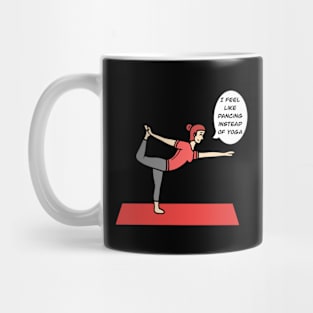 Yoga dancer pose Mug